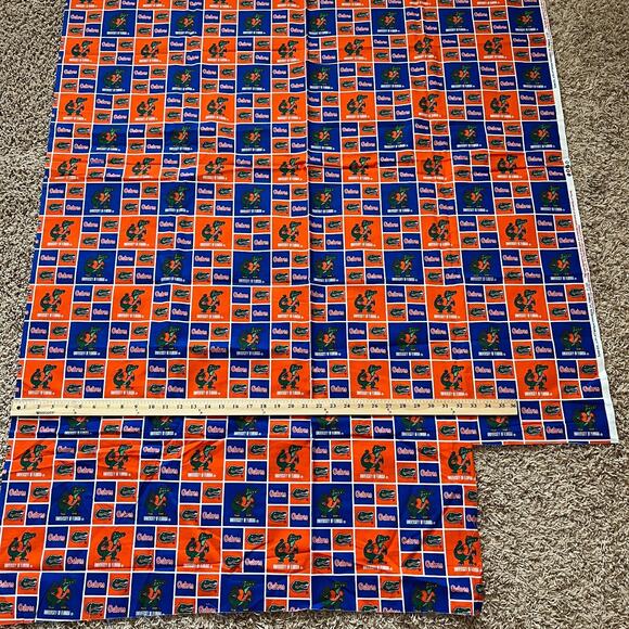 University of Florida Gators Fabric College size 72x42 Alumni Crafts‎ Arts DIY - Picture 4 of 7